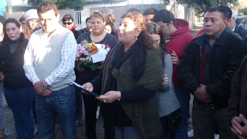 Inauguraron calle en homenaje al Profesor Marcelo Acuña