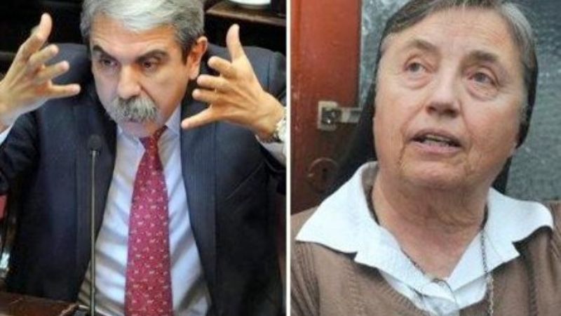 Martha Pelloni sacó de las casillas a Aníbal Fernández