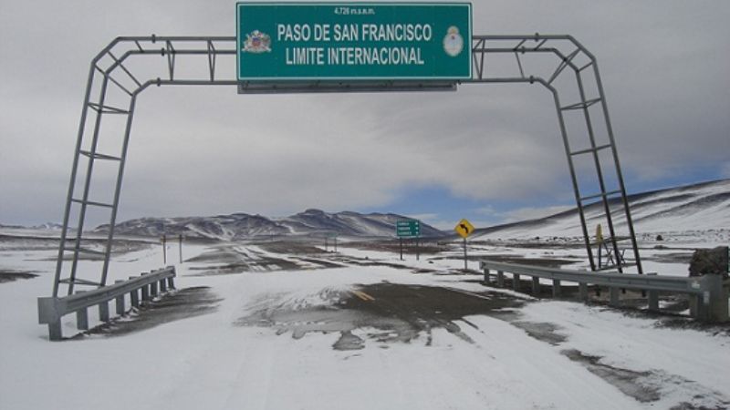 Por nevadas, el Paso San Francisco está inhabilitado preventivamente