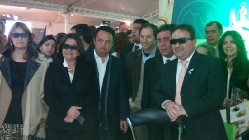 Jalil inauguró el stand de la Municipalidad en el Poncho