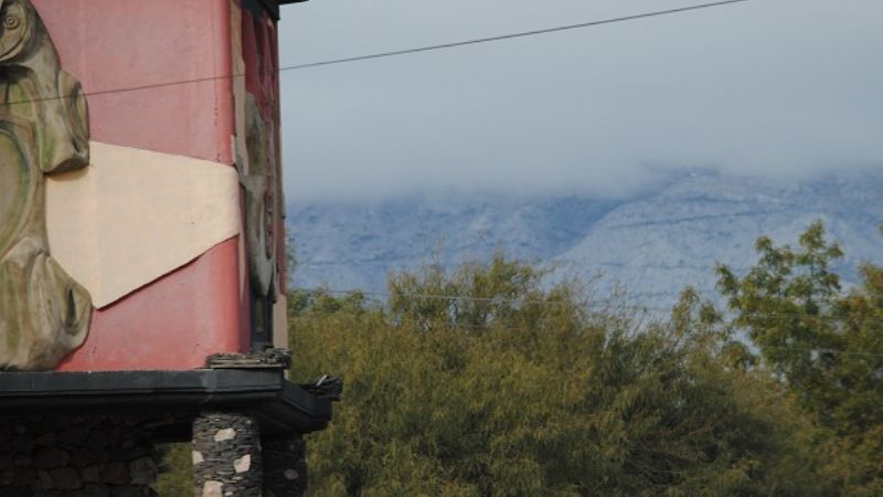 La postal de la nieve en la Cuesta de El Portezuelo