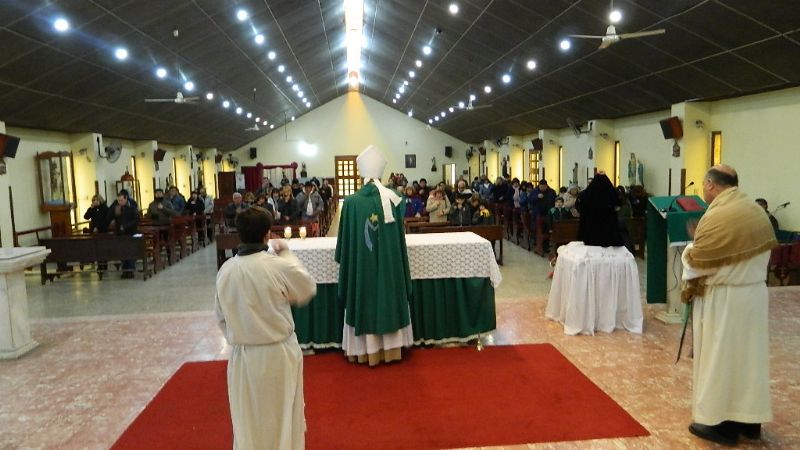 Culminó visita pastoral a Santa Rosa de Lima