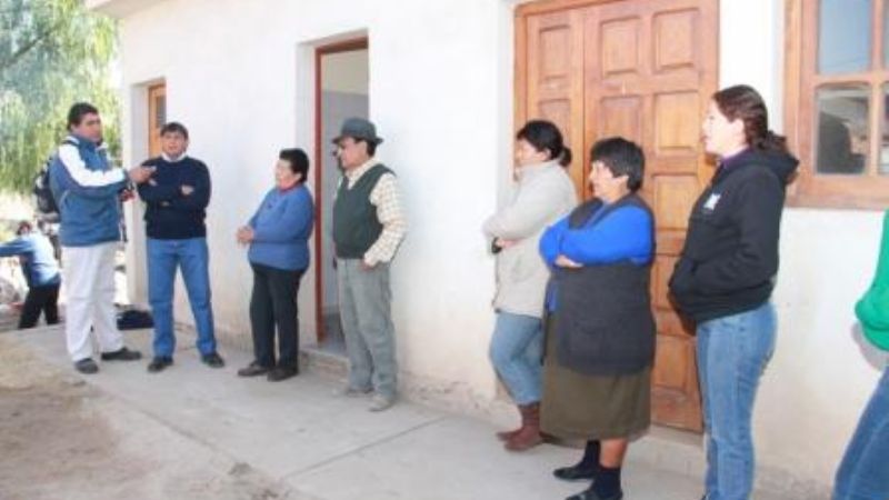 Andersch recorrió obras en Chañar Punco