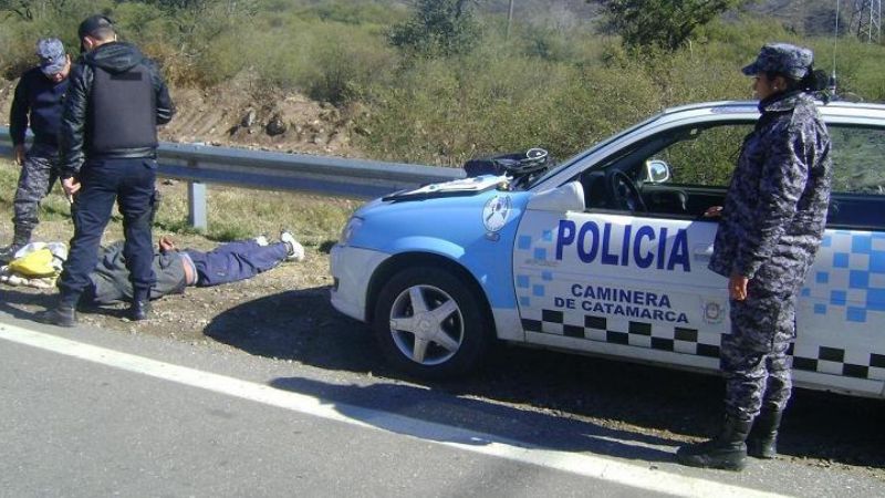 Policía Caminera arrestó a una persona y le secuestró marihuana