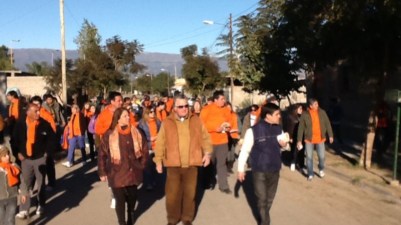 Caminata de Barrionuevo por el Santa Marta