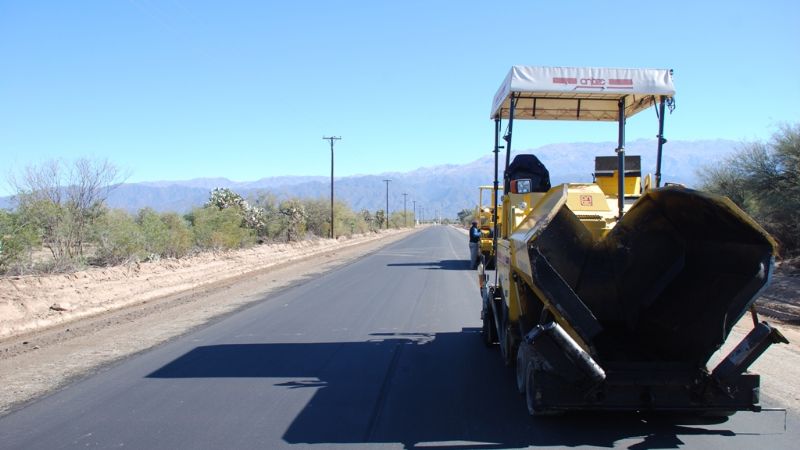 Inauguran pavimentación en la Ruta Provincial Nº 24