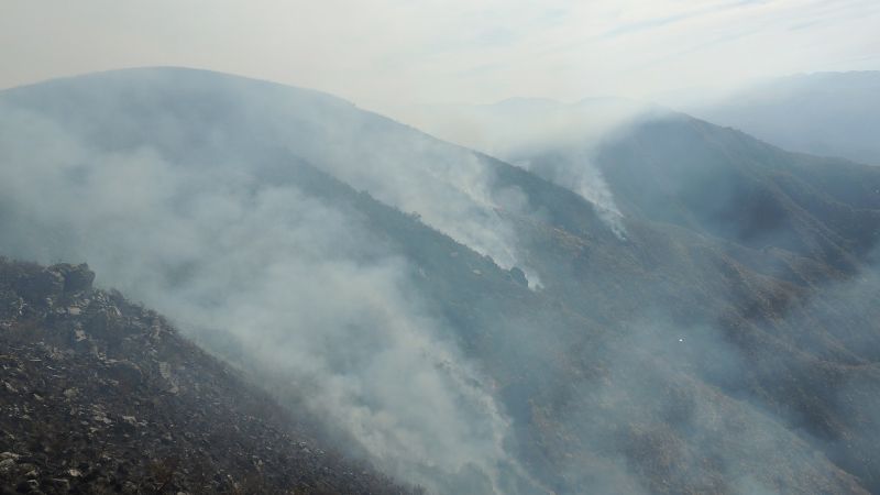 Confirman que incendio en cerro Ambato fue intencional