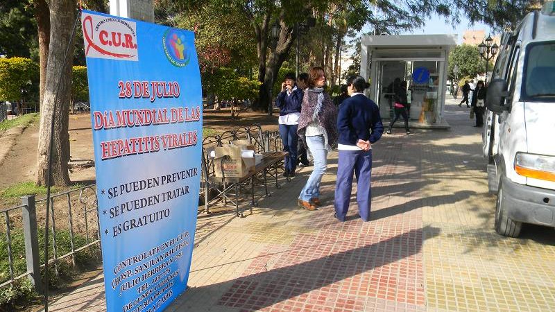 Acciones preventivas por el Día Mundial contra las hepatitis virales