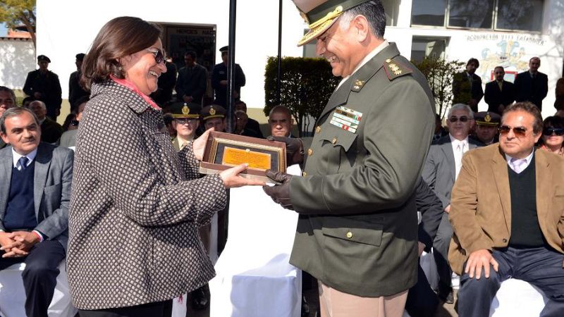 Corpacci presidió acto por aniversario de Gendarmería