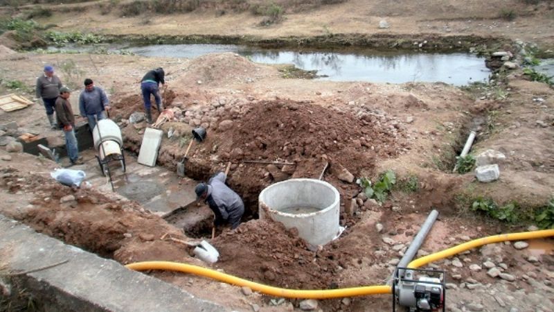 Trabajos de la DASI para atender la crisis hídrica