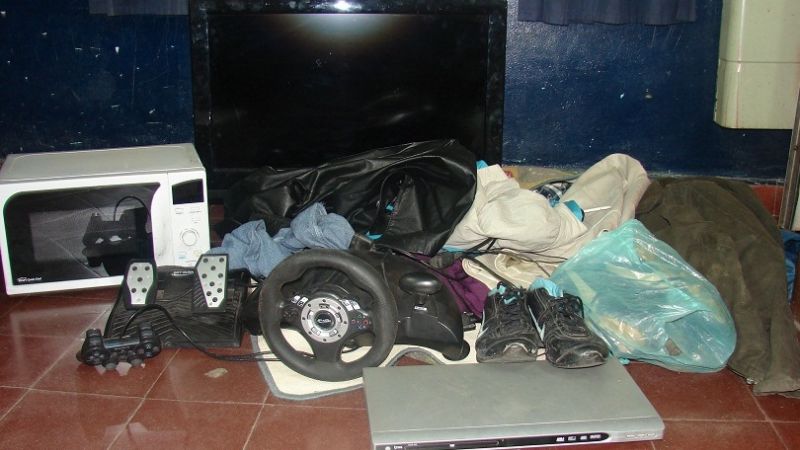 Recuperan elementos robados de una vivienda