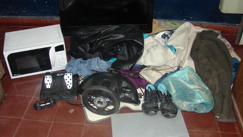 Recuperan elementos robados de una vivienda
