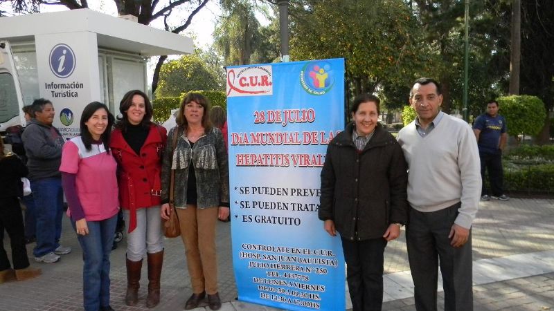 Continúan las actividades por el Día Mundial contra las hepatitis virales