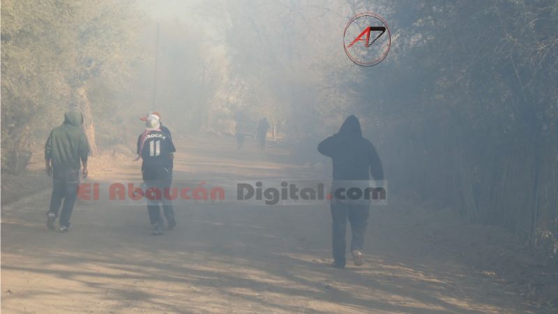 Voraz incendio forestal en Fiambalá