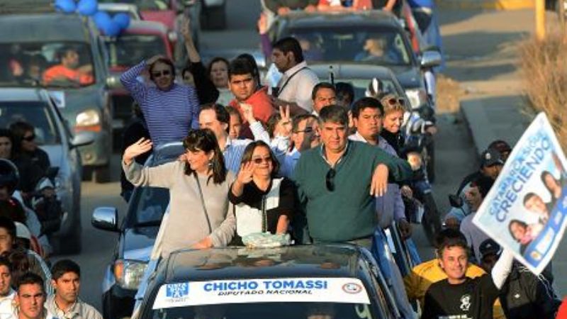 Gran acompañamiento en caravana del FPV por el Circuito 7