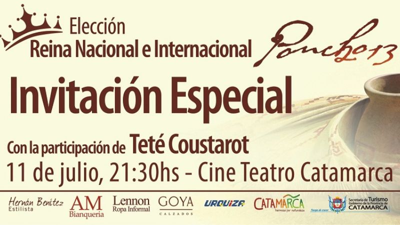 Entrega de entradas para la elección de la Reina del Poncho 2013