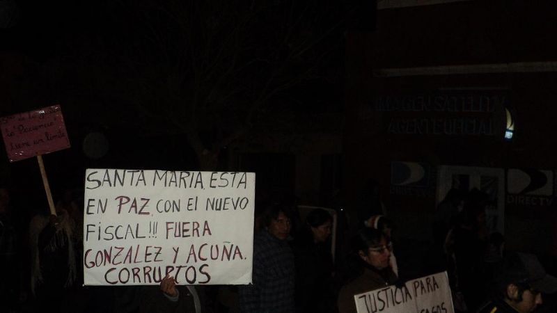 Nuevamente marcharon repudiando la vuelta del fiscal González