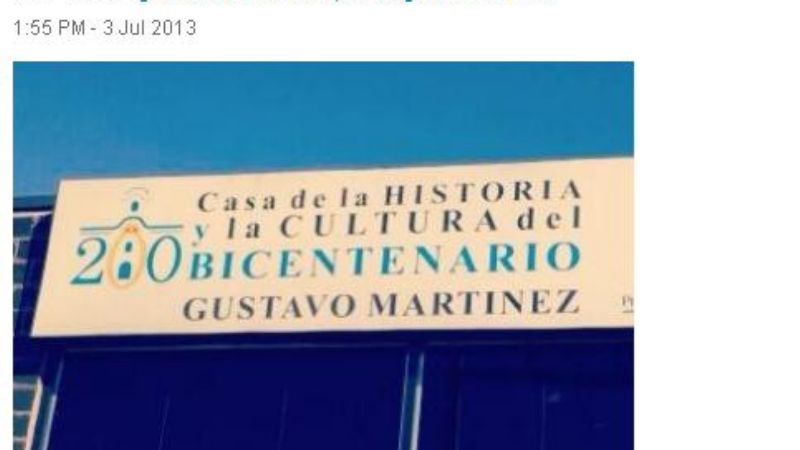 Calu Rivero recordó a su abuelo y destacó el nuevo espacio cultural en Recreo