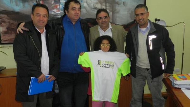 El intendente Jalil recibió a Florencia Castro López