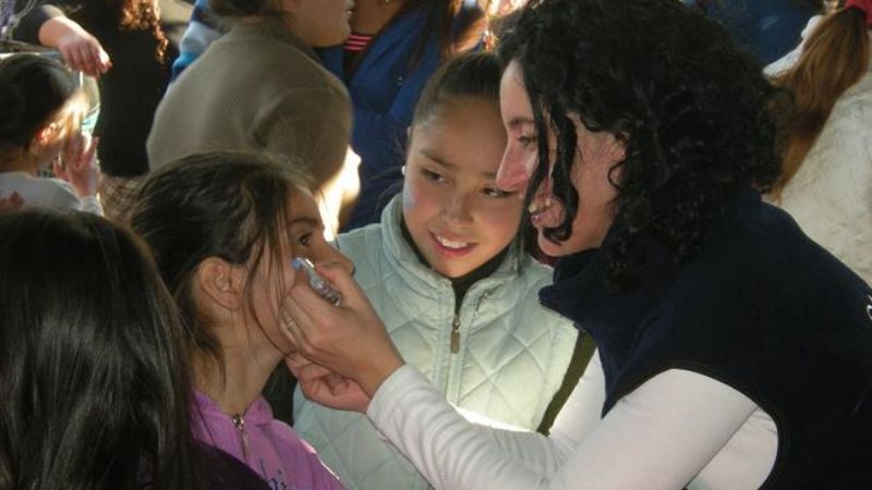 Funcionarios solidarios en acción