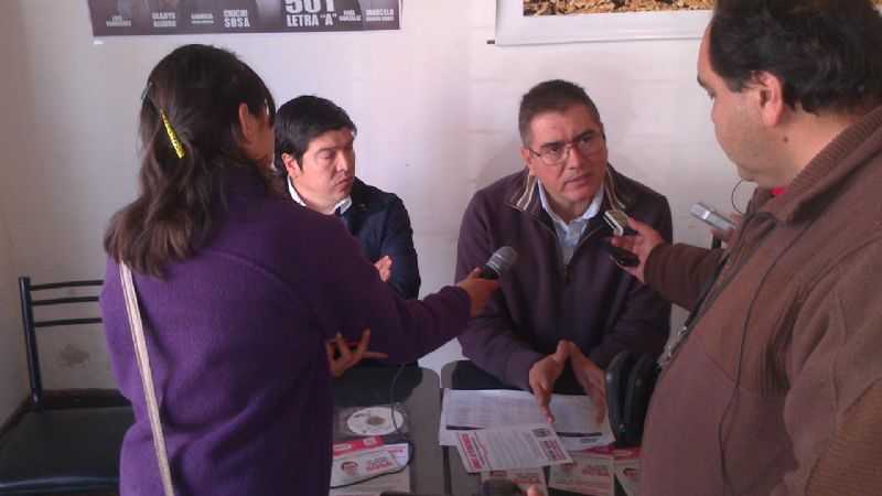 Alternativa Progresista de campaña en Andalgalá