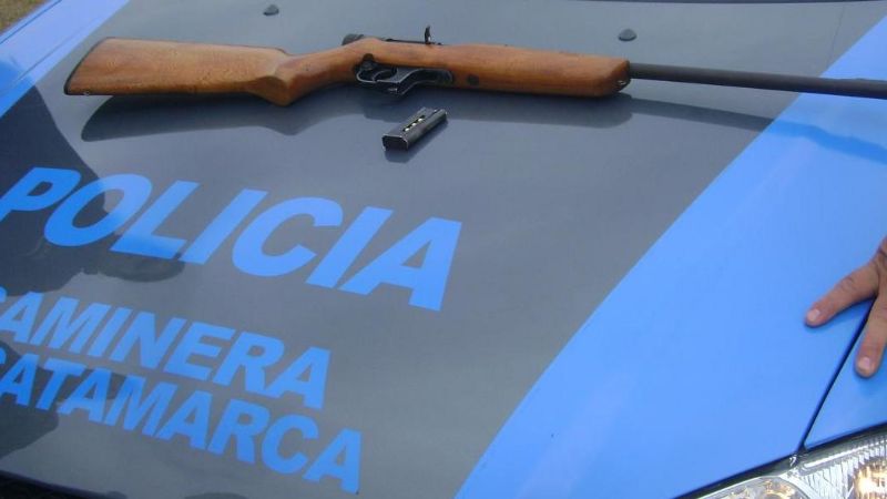 Policía Caminera secuestró una carabina 