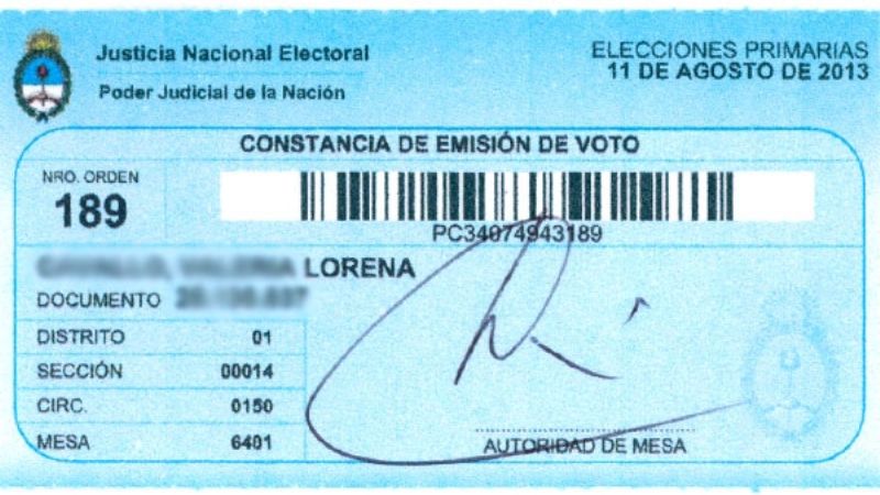 Debuta el troquel, la nueva constancia de voto