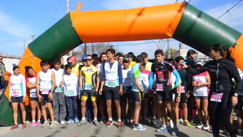 Brillante tercera fecha del duatlón en La Merced