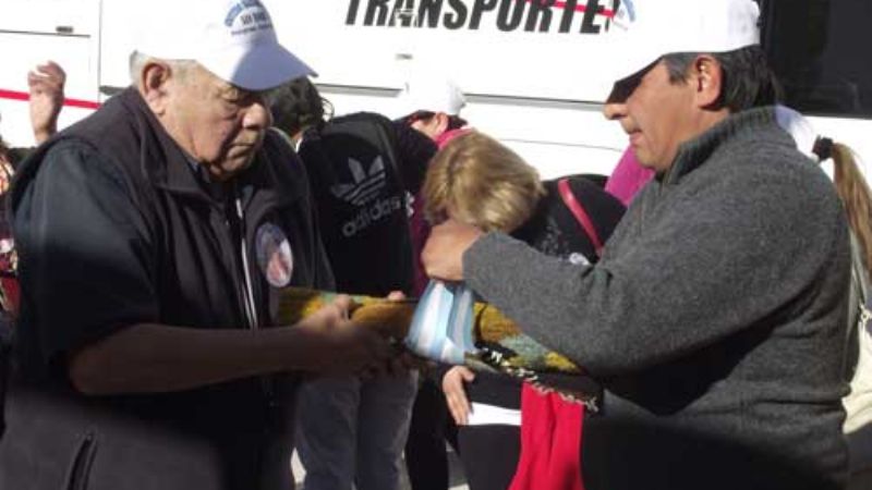 Andersch recibió a comitiva de Caleta Olivia