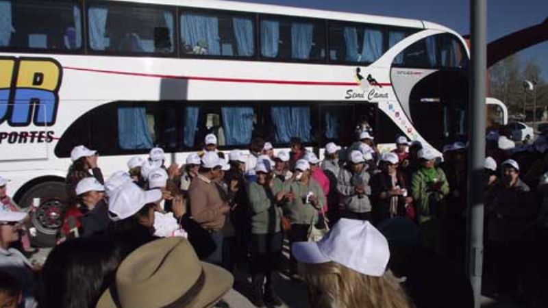 Andersch recibió a comitiva de Caleta Olivia