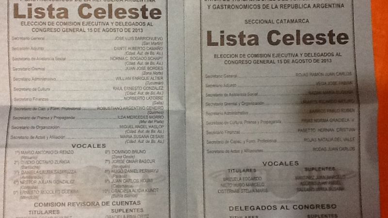 En menos de una semana, Barrionuevo irá otra vez a elecciones