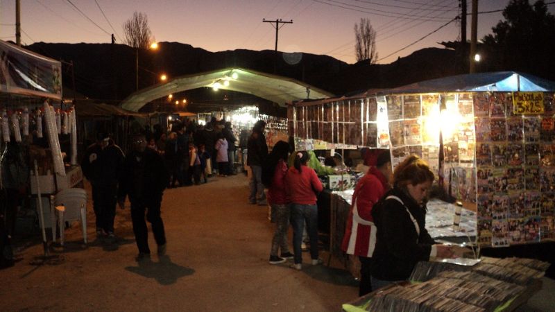 Por la fiesta de San Roque, feriantes liberaron ruta 40 