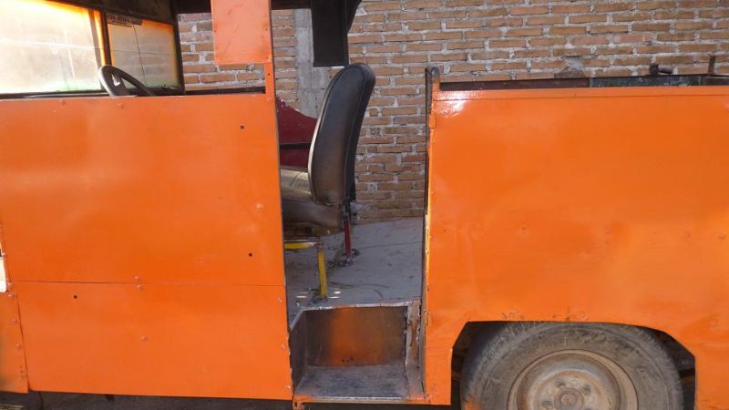 Secuestran un trencito construido con señales viales robadas