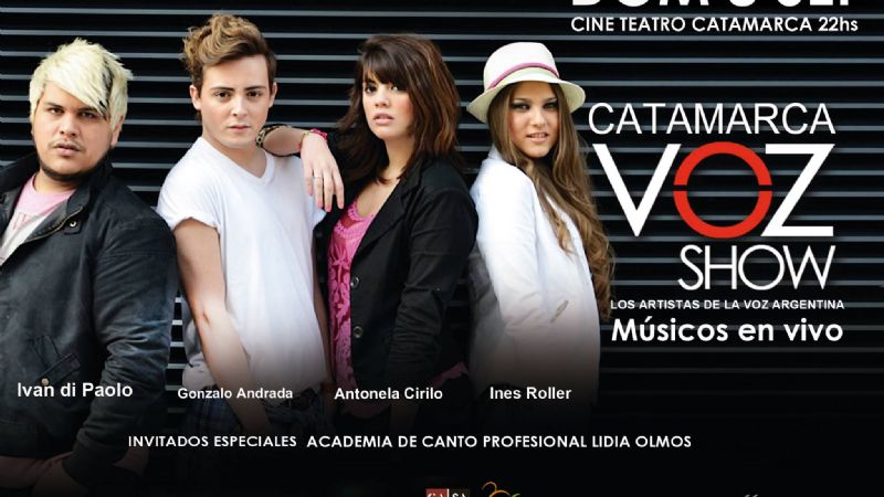 Se prepara “Voz Show” en el Cine Teatro Catamarca