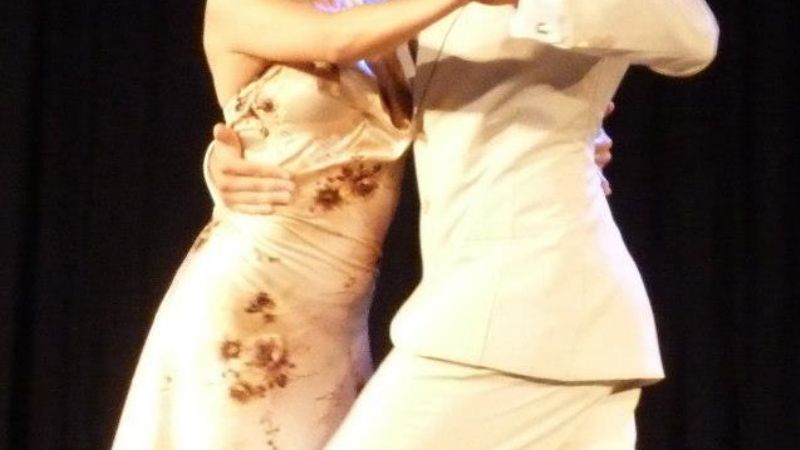 Bailarines catamarqueños en el Mundial de Tango