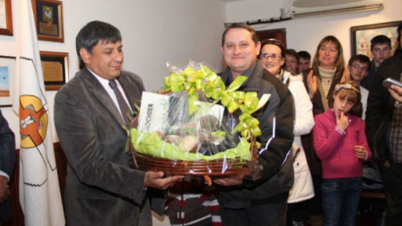 Contingente brasileño en Santa María