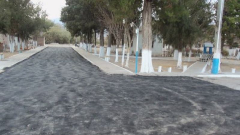 Mejoras en la Plazoleta central de Lampacito