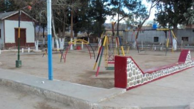 Mejoras en la Plazoleta central de Lampacito