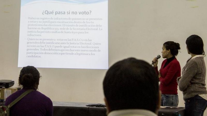 “Tu voto, tu elección”, ya recorrió varias instituciones 