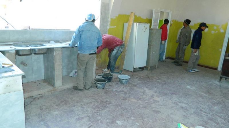 Continúan los trabajos en el Hogar de Niños