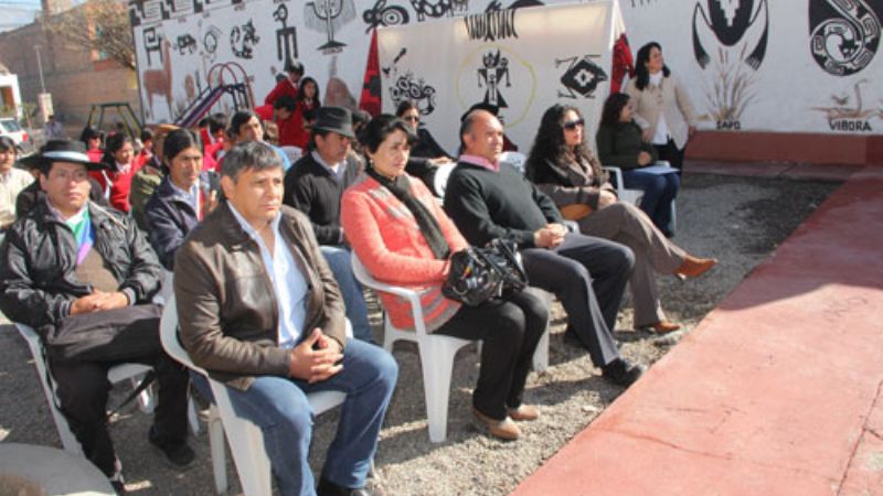 Homenajes a la Pachamama en Plaza “Chalimín”