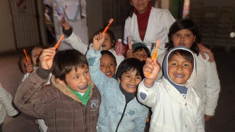 Acciones odontológicas en Santa María
