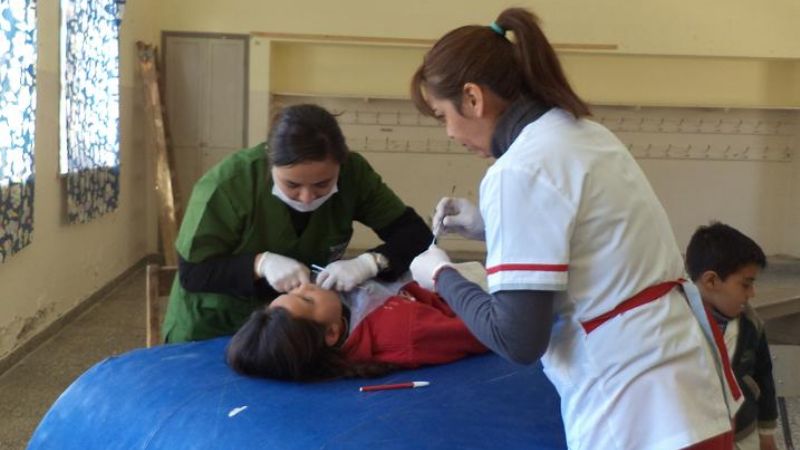 Acciones odontológicas en Santa María