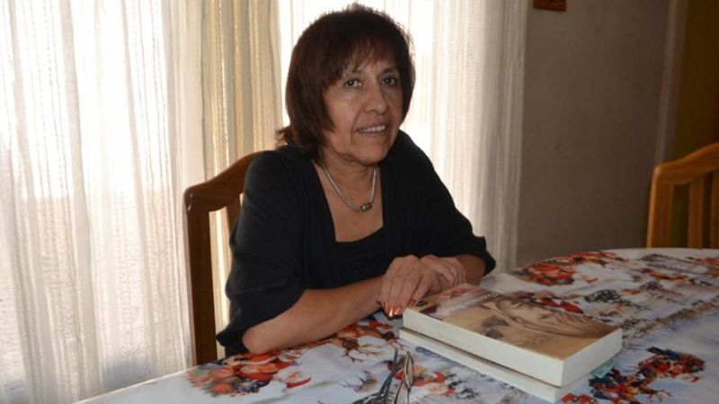 Desde la Patagonia, tinogasteña le escribió un poema a su padre