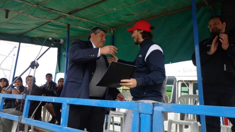 Con Gaudio, se inauguró Polideportivo en Recreo