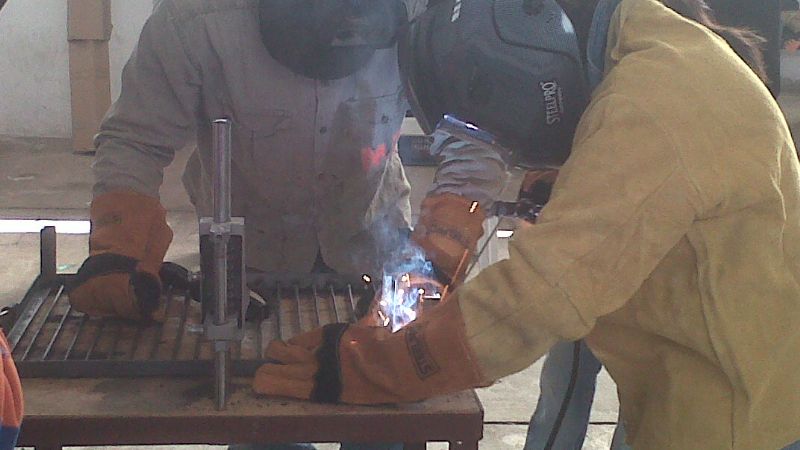 Minería capacitó en soldaduras