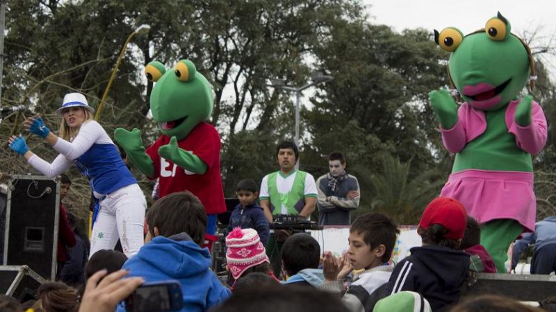 Multitudinaria convocatoria por cierre del Día del Niño