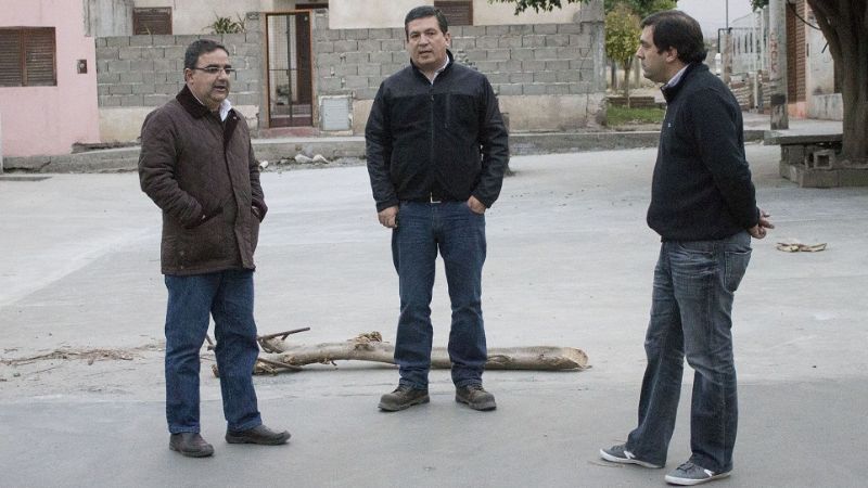 Jalil visitó obras que se ejecutan en la zona oeste