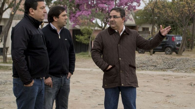 Jalil visitó obras que se ejecutan en la zona oeste