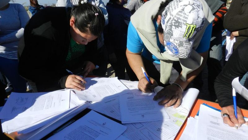 La Municipalidad entregó terrenos en la zona sur